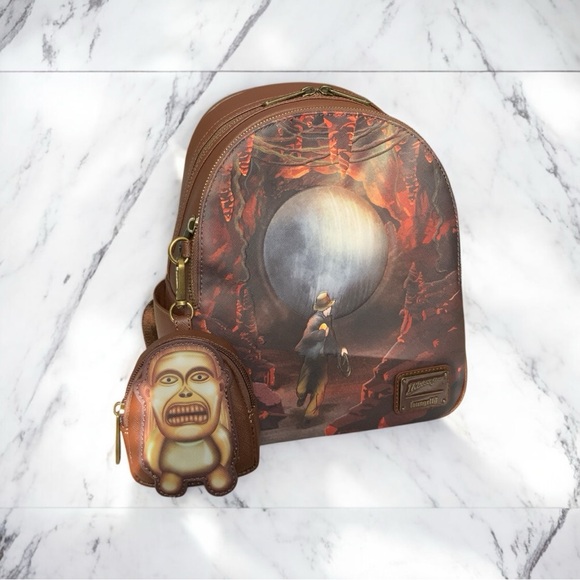 Loungefly Indiana Jones Raiders of the Lost Ark mini backpack-Retail $130